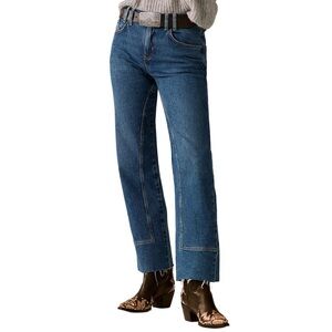 NWOT WE THE FREE RISK TAKER MID-RISE JEANS IN BE BOLD